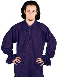 Medieval Pirate Renaissance Poet Cosplay Costume John Cook Shirt C1007