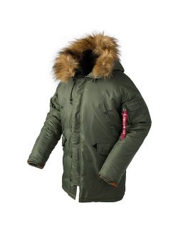 2020 Winter N3B puffer men long Куртка аляска coat military fur hood warm tactical bomber army korean thick parka