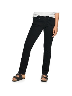 Supersoft Midrise Straight-Leg Jeans