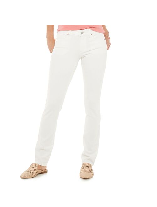 Women's Sonoma Goods For Life® Supersoft Midrise Straight-Leg Jeans