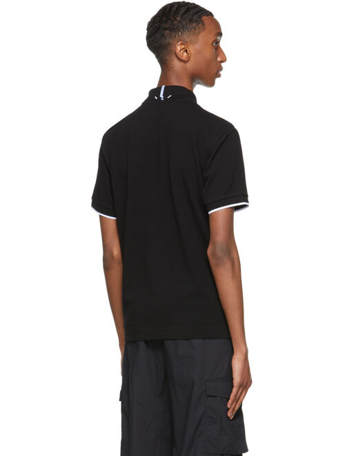 MCQ Black Regular Logo Polo