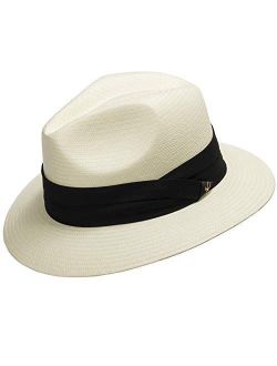 Ultrafino Monte Cristo Straw Fedora Panama Hat