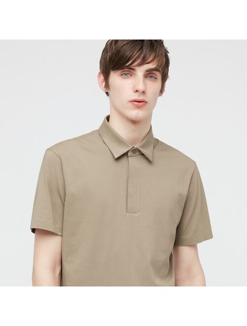 Uniqlo MEN AIRism FLY-FRONT POLO SHIRT