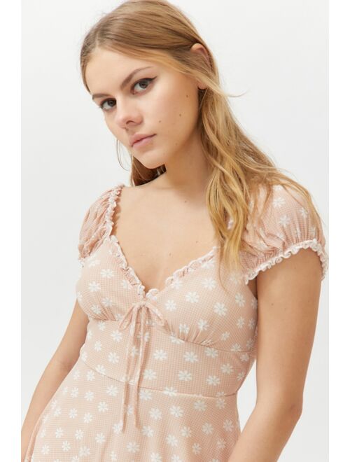 Urban Outfitters UO Audrey Mesh Mini Dress