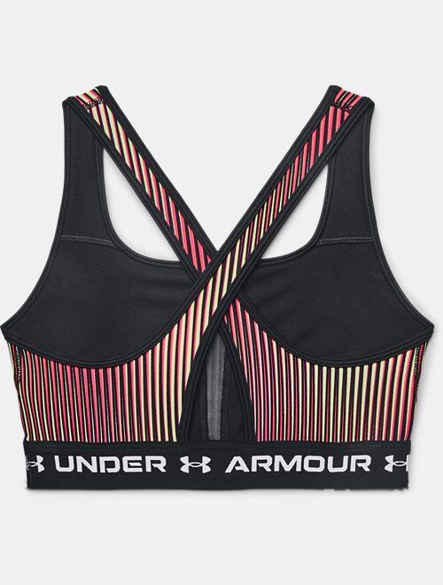 Under Armour Women's Armour® Mid Crossback Printed Sports Bra