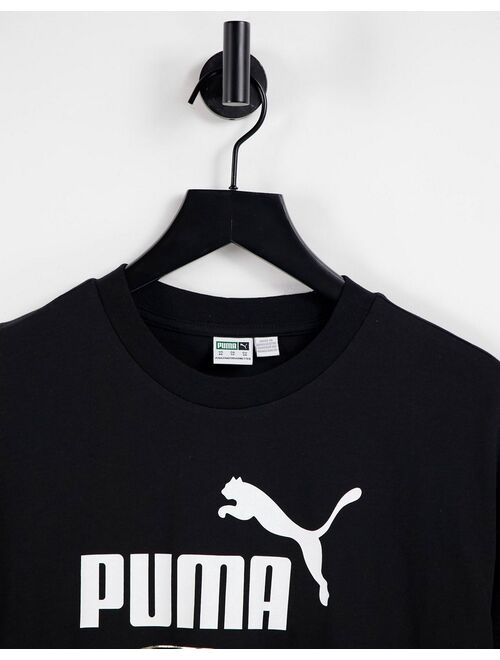 Puma Queen crop t-shirt in black