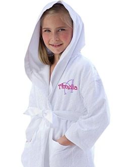 Cotton Sisters Monogrammed Terry Cloth Kids Robe