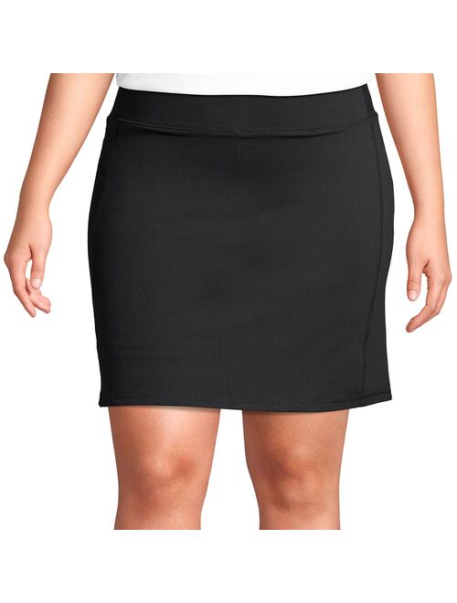 Plus Size Lands' End Active Knit Skort