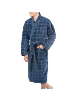 Big & Tall Residence Velour Kimono Robe