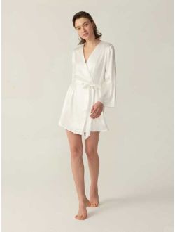 Premium Silk Belted Grade 6a 22mm Night Robe