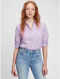 Printed Button Up Perfect Shirt