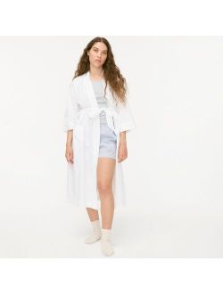 Cotton-linen robe
