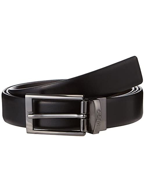Hugo Boss Men's Elvio-u Sized Reversible Italian Leather Belt