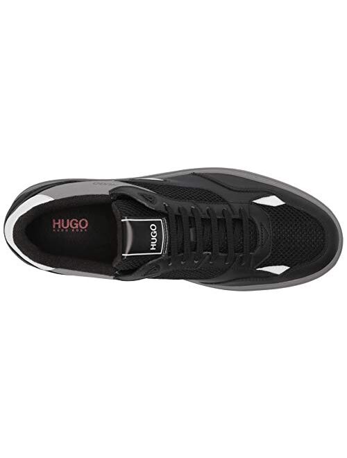 HUGO by Hugo Boss Men's Contemporary Low Top Leather Sneaker