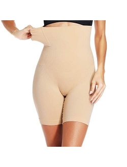 JOYSHAPER Shapewear Shorts for Women Thigh Slimmer Slip Shorts Under Dress Tummy Control Panties Body Shaper