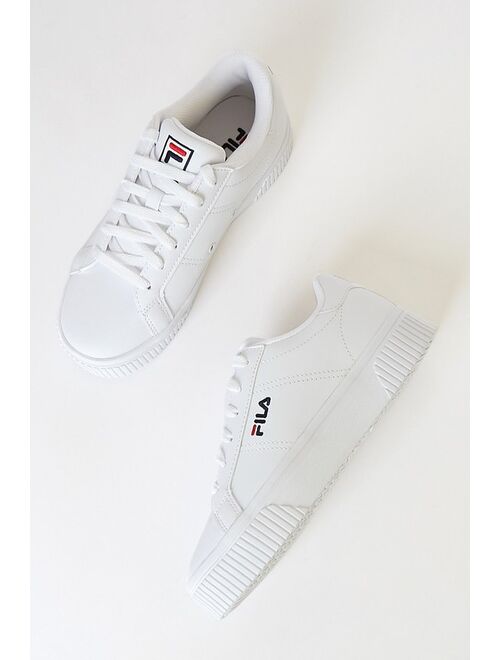 Fila Panache White Multi Platform Sneakers
