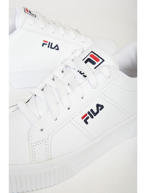 panache white multi platform sneakers