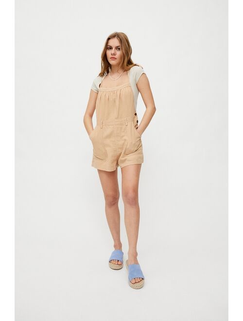Urban Outfitters UO Ivy Tie-Shoulder Shortall Overall