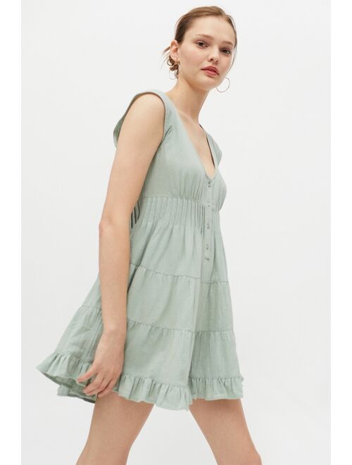 Urban Outfitters UO Raelynn Tie-Back Romper