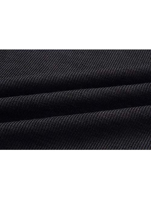 PRETTYGARDEN Women's Loose Drop Shoulder Lantern Sleeve Round Neck Fashion Pullover Sweater Tops