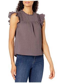 Women's Ruffle Sleeve Top