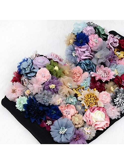 ELLACCI Women's 3D Floral Bustier Crop Top Wedding Party Club Bra Tops