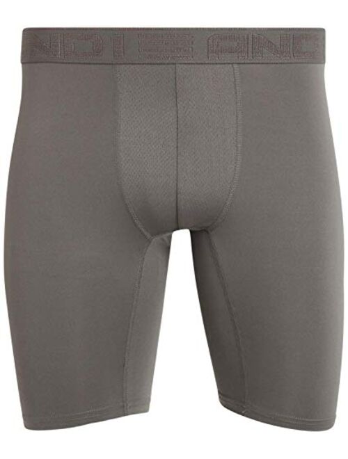 AND1 Men’s Underwear – Long Leg Performance Compression Boxer Briefs (6 Pack)
