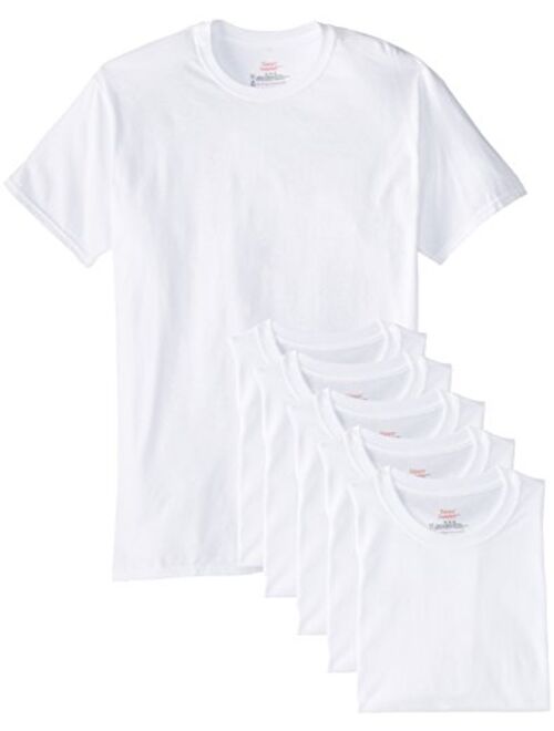 Hanes White Tagless ComfortSoft Crewneck Undershirt (Includes 1 Free Bonus Crewneck) (2135C7)