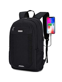 Laptop Backpack Business Computer Backpacks with USB Charging Port College School Bookbag Fits Laptop up to 16 inch
