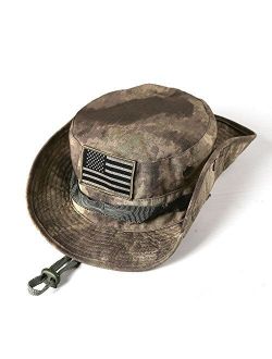 massmall Military Tactical Head Wear/Boonie Hat Cap For Wargame,Sports,Fishing &Outdoor Activties (Acu Camouflage)