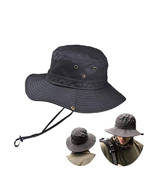 HYCOPROT Sun Hat Outdoor UV Protection Wide Brim Fishing Hiking Boating Cap…