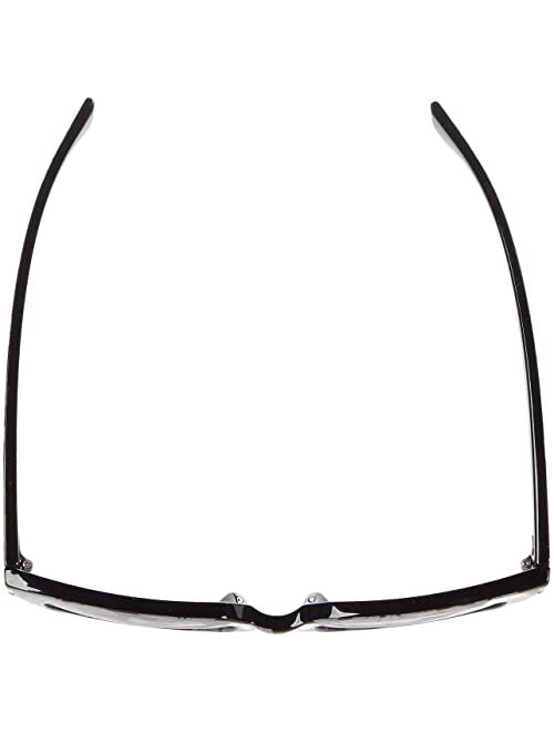 Jessica Simpson 53 mm Eye-Catching UV Protective Rectangular Logo Sunglasses