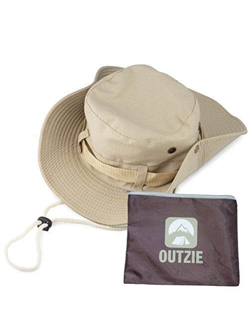 Wide Brim Packable Booney Sun Hat |Lightweight Cotton |Fishing Gardening