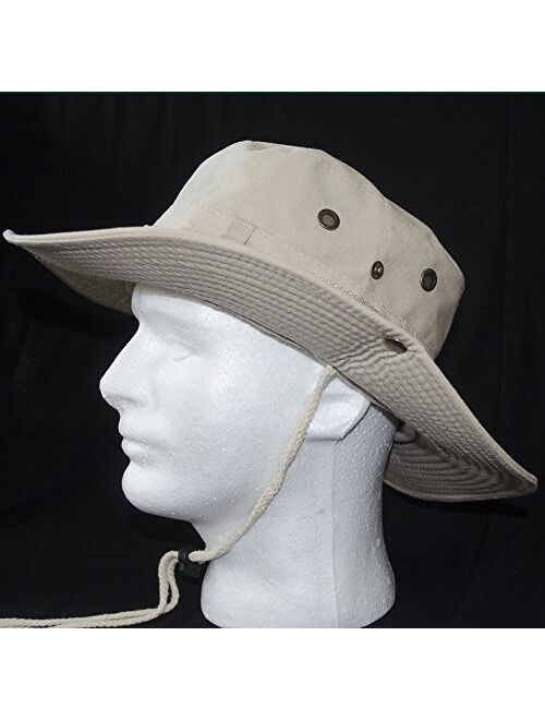 Wide Brim Packable Booney Sun Hat |Lightweight Cotton |Fishing Gardening