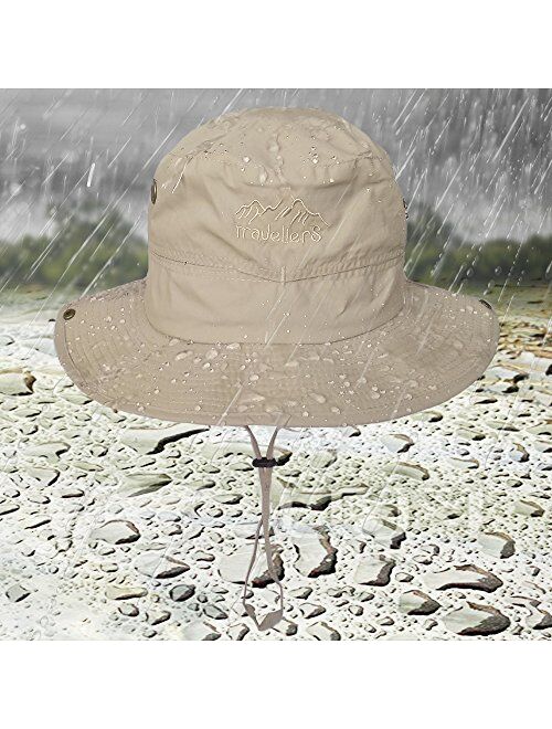 LETHMIK Outdoor Waterproof Boonie Hat Wide Brim Breathable Hunting Fishing Safari Sun Hat