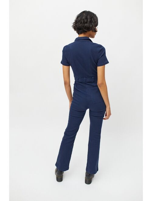 Urban Outfitters UO Stephie Short Sleeve Coverall Jumpsuit