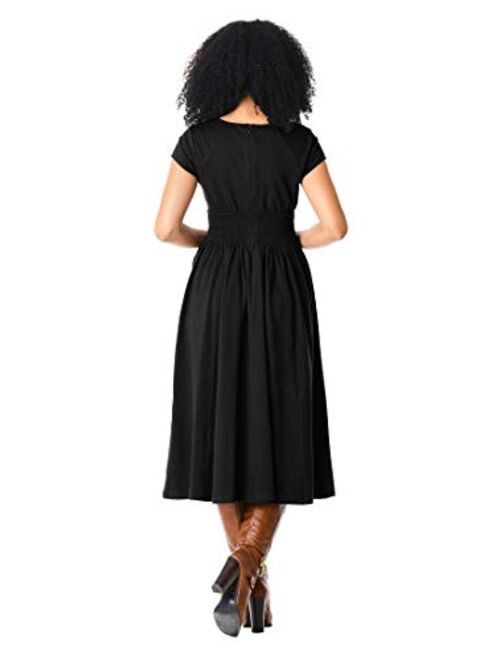 eShakti FX Chelsea Knit Dress- Customizable Neckline, Sleeve & Length