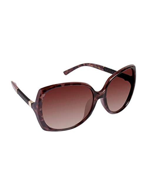 Jessica Simpson Women's J5236 Elegant UV Protective Butterfly Sunglasses. Glam Gifts for Women Worn All Year, 70 mm