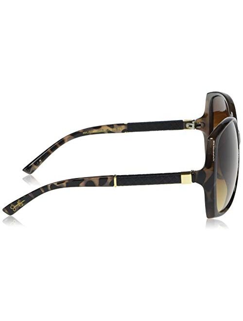 Jessica Simpson Women's J5236 Elegant UV Protective Butterfly Sunglasses. Glam Gifts for Women Worn All Year, 70 mm