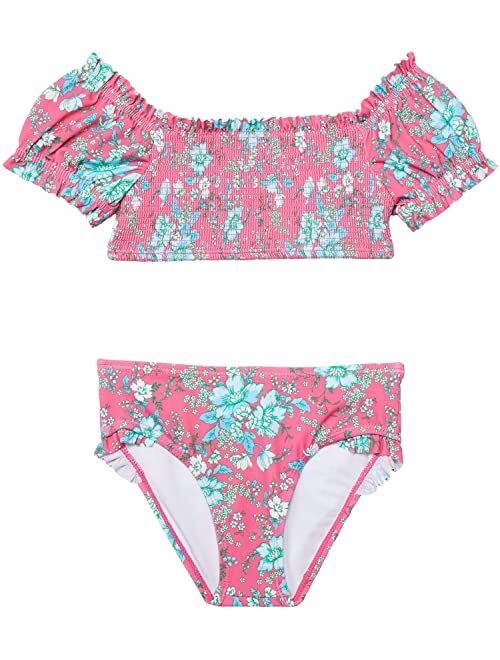 Janie and Jack Floral Two-Piece Swim (Toddler/Little Kids/Big Kids)