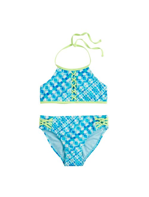 Girls 7-16 SO® Tie-Dye Shibori Tankini Two-Piece Swimsuit Set