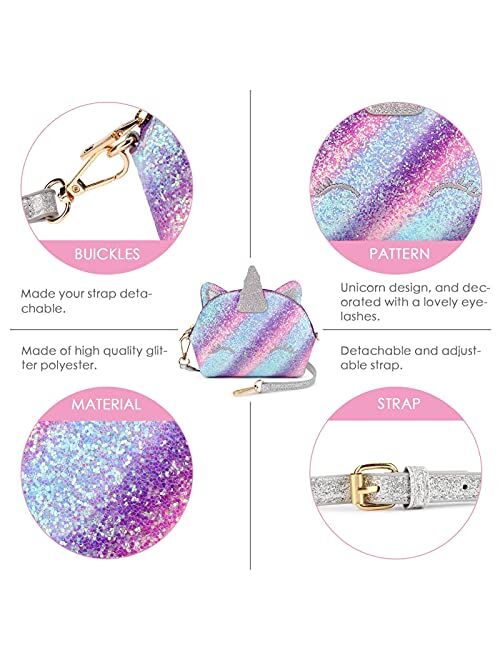 Mibasies Unicorn Gifts Kids Purse for Little Girls Presents