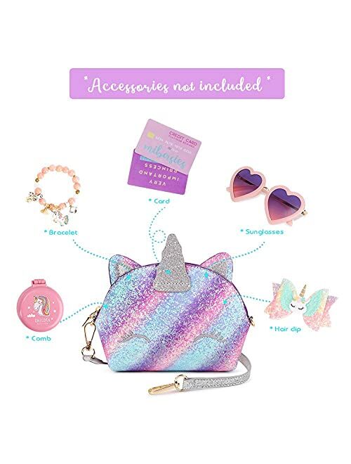 Mibasies Unicorn Gifts Kids Purse for Little Girls Presents