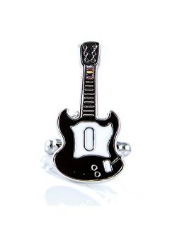MRCUFF Guitar Pair Cufflinks in a Presentation Gift Box & Polishing Cloth