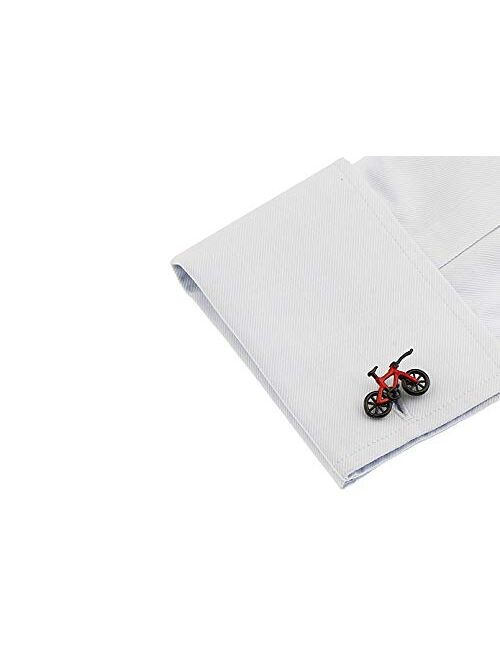 iGame Red Color Bicycle Cuff Links For Men With Gift Box