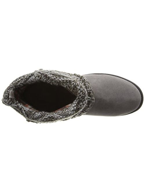 MUK LUKS Women's Patti Cable Cuff Boot