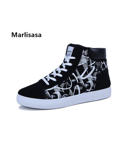 Zapatos Hombre Male Fashion Black & White Pattern Anti Skid Shoes Men