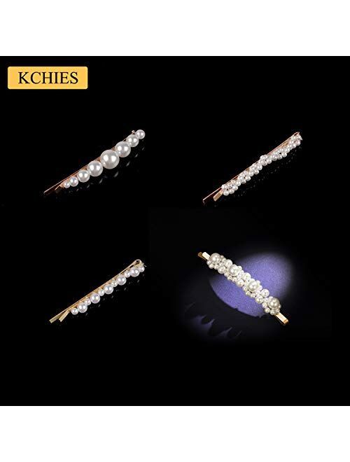 Gold Pearl Bobby Pins For Women Girls Valentines Styling Hair Clip Barrettes Decorative Hair Accessories Bridal Fashion Butterfly Hair Clamps Ladies Wedding, Birthday Par