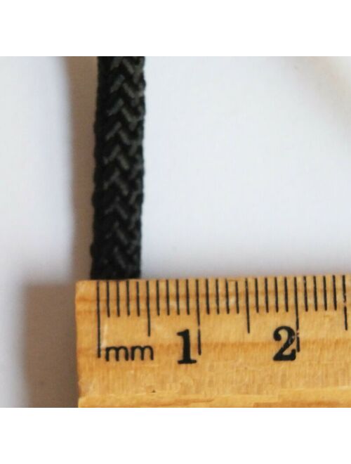 Blank Bolo Tie Kit Sterling Silver Plated Parts Standard Slide Black Cord DIY