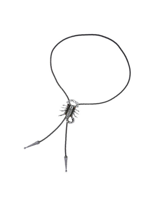 Western Cowboy Plated Scorpion Bolo Tie Men's Rodeo Necktie